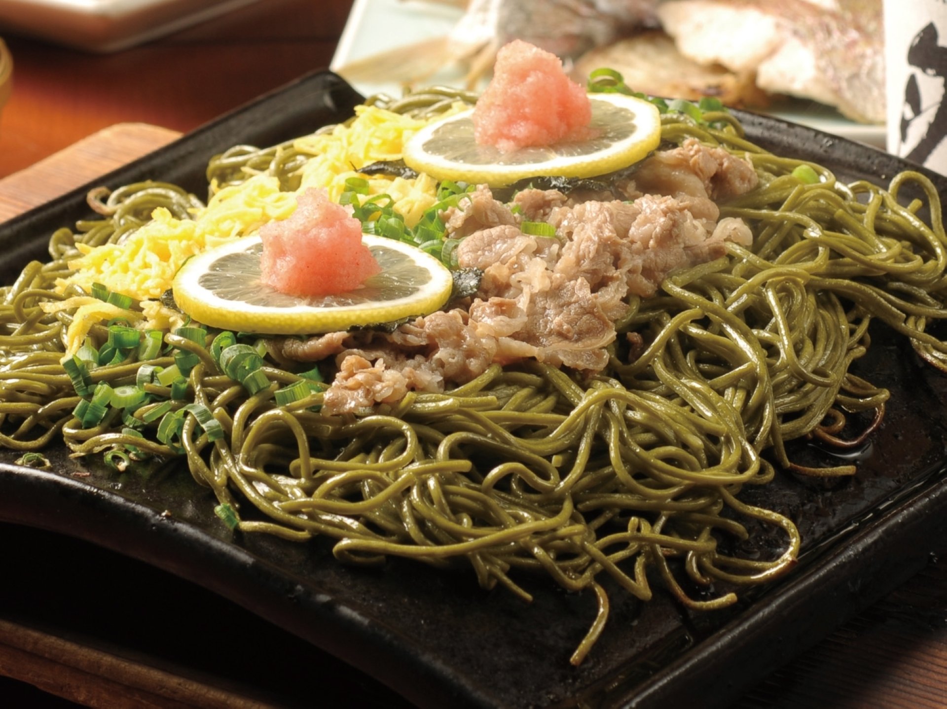山口名物の絶品瓦そば