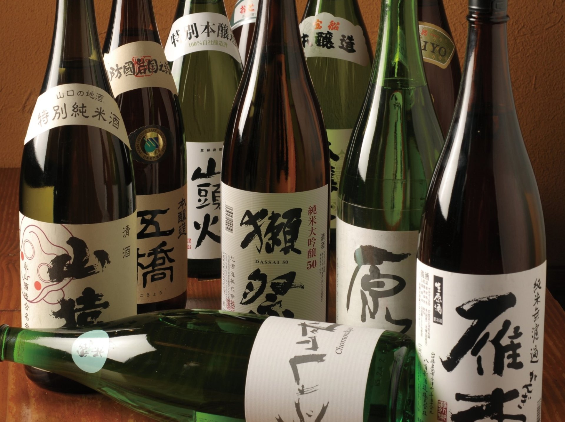 飲み放題は銘柄日本酒も飲み放題！