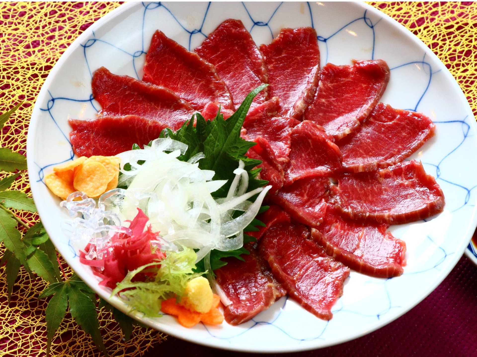 馬刺し　赤身