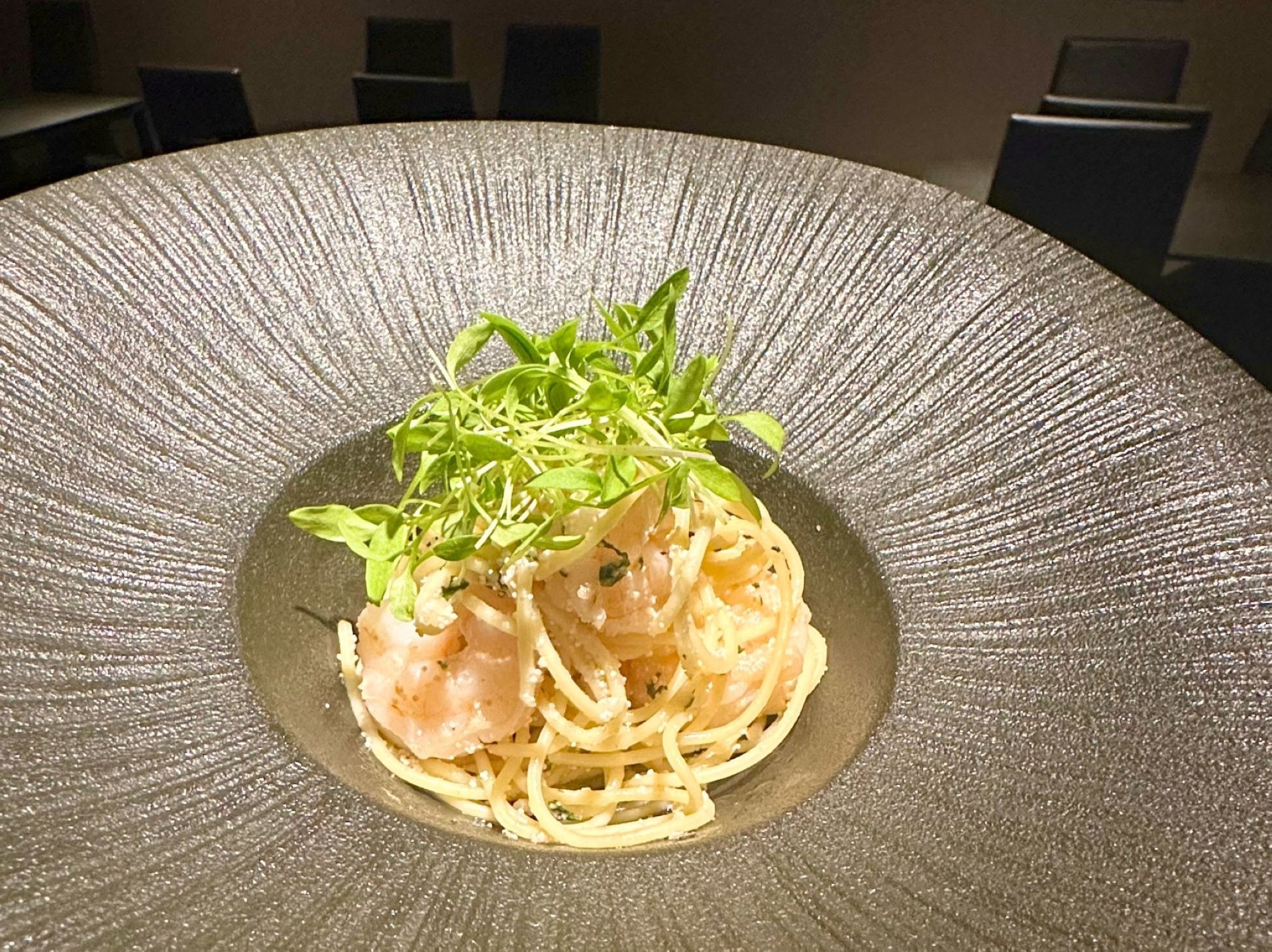 【コースの一例】たっぷり大葉と明太子のパスタ