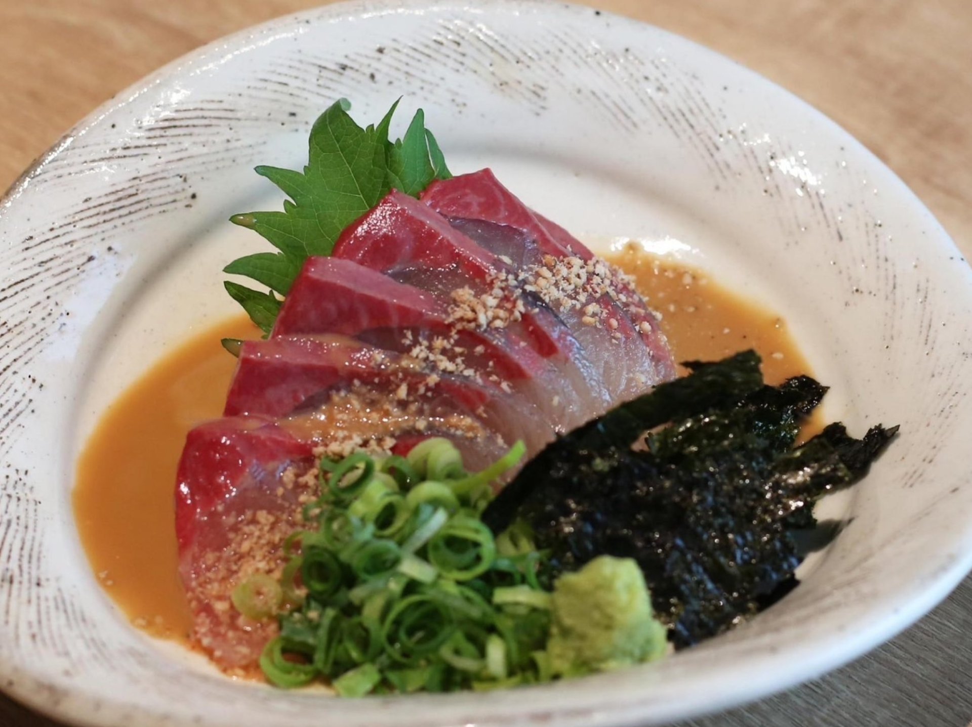 【大人気】新鮮かんぱち×特製ゴマダレが◎