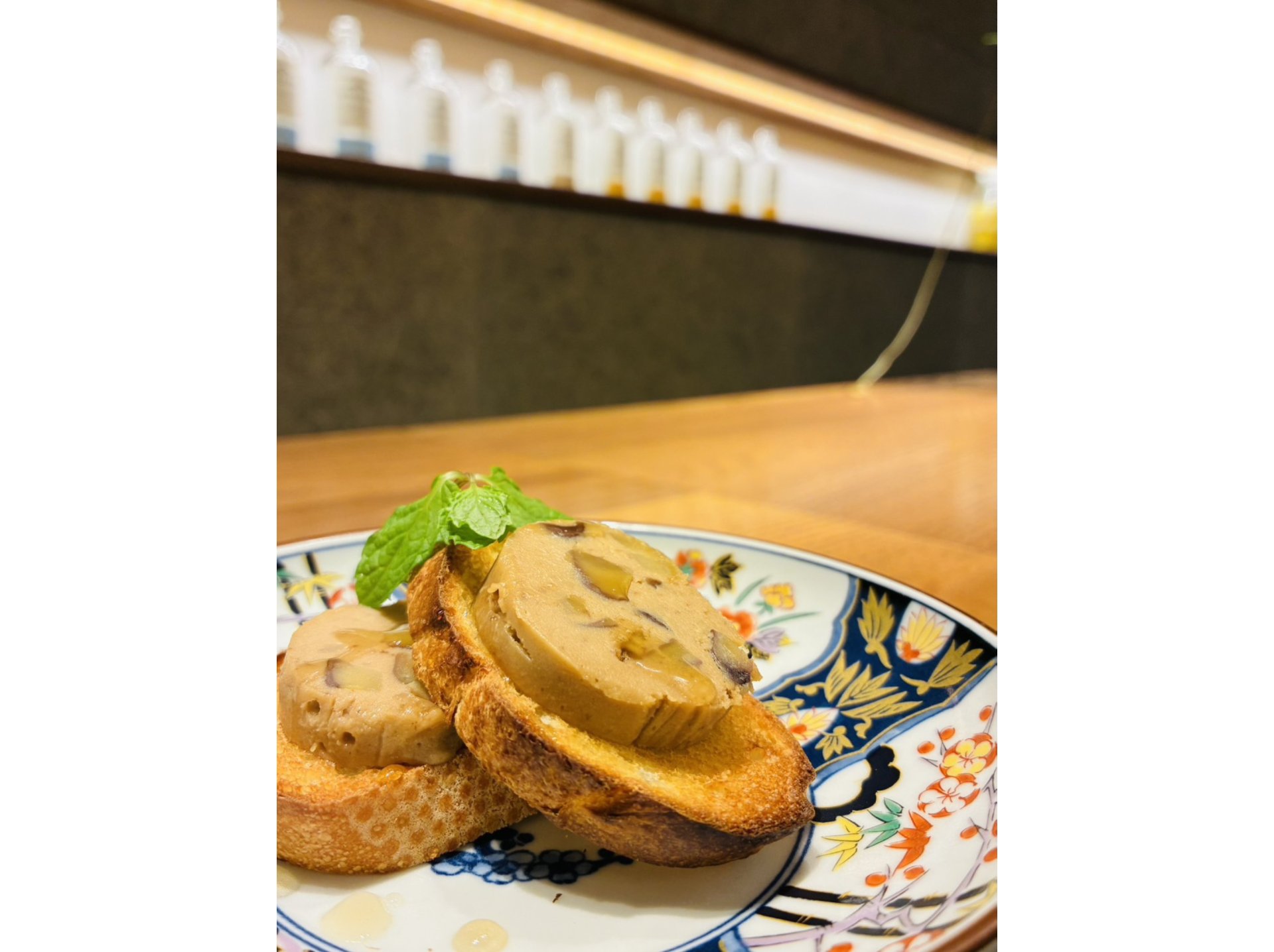 マロンとほうじ茶バター