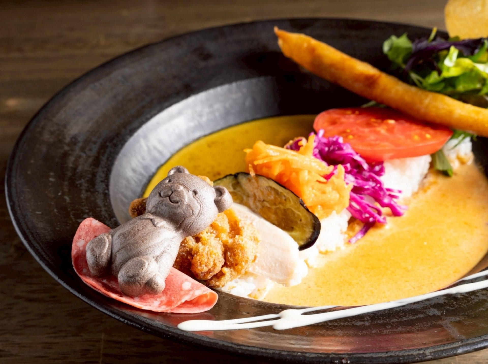 こだわりのつまったこ熊やのカレーを堪能