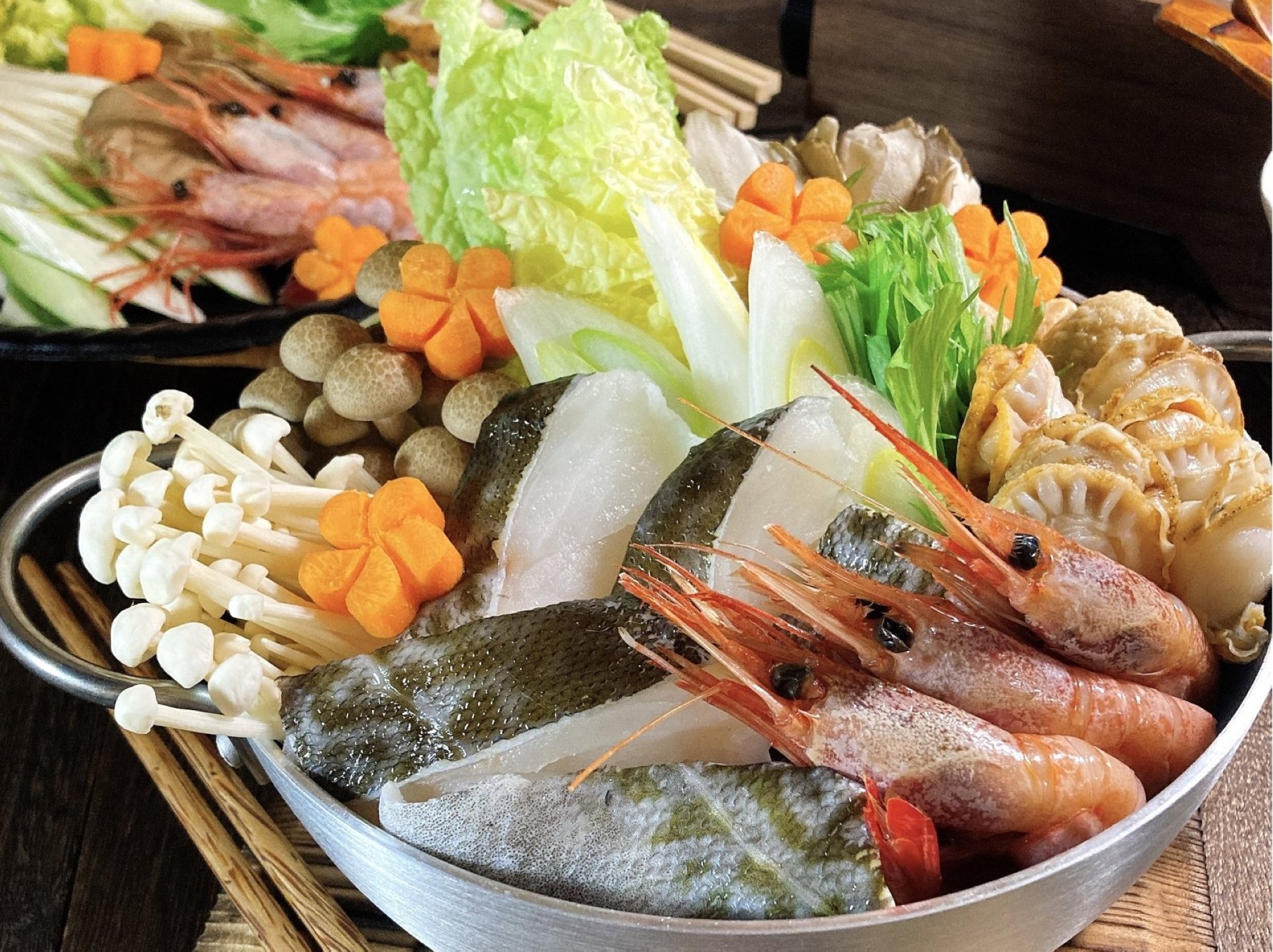 刺身等は個々盛りで提供！※写真はイメージです