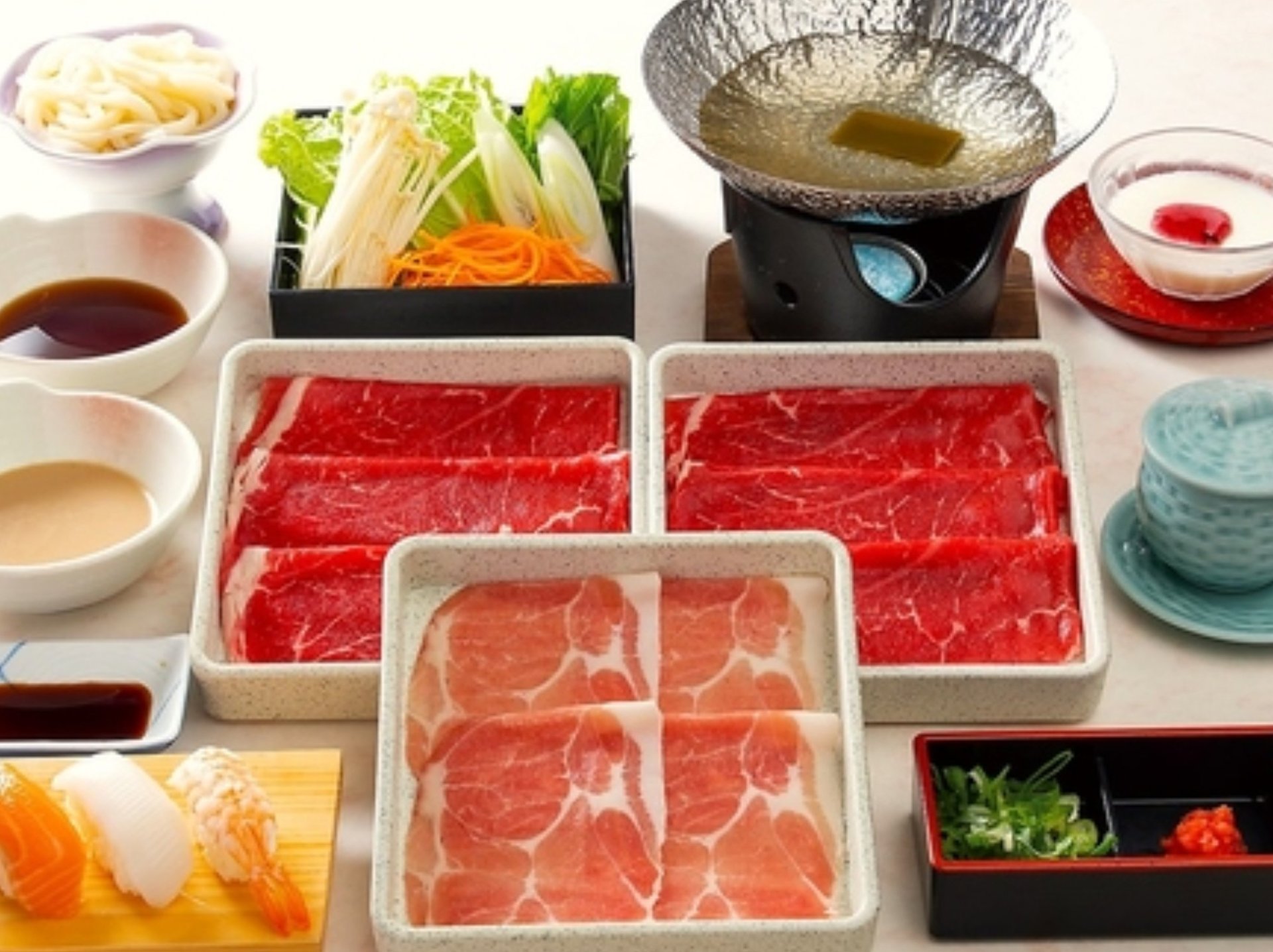 特選牛しゃぶ御膳 1,958円