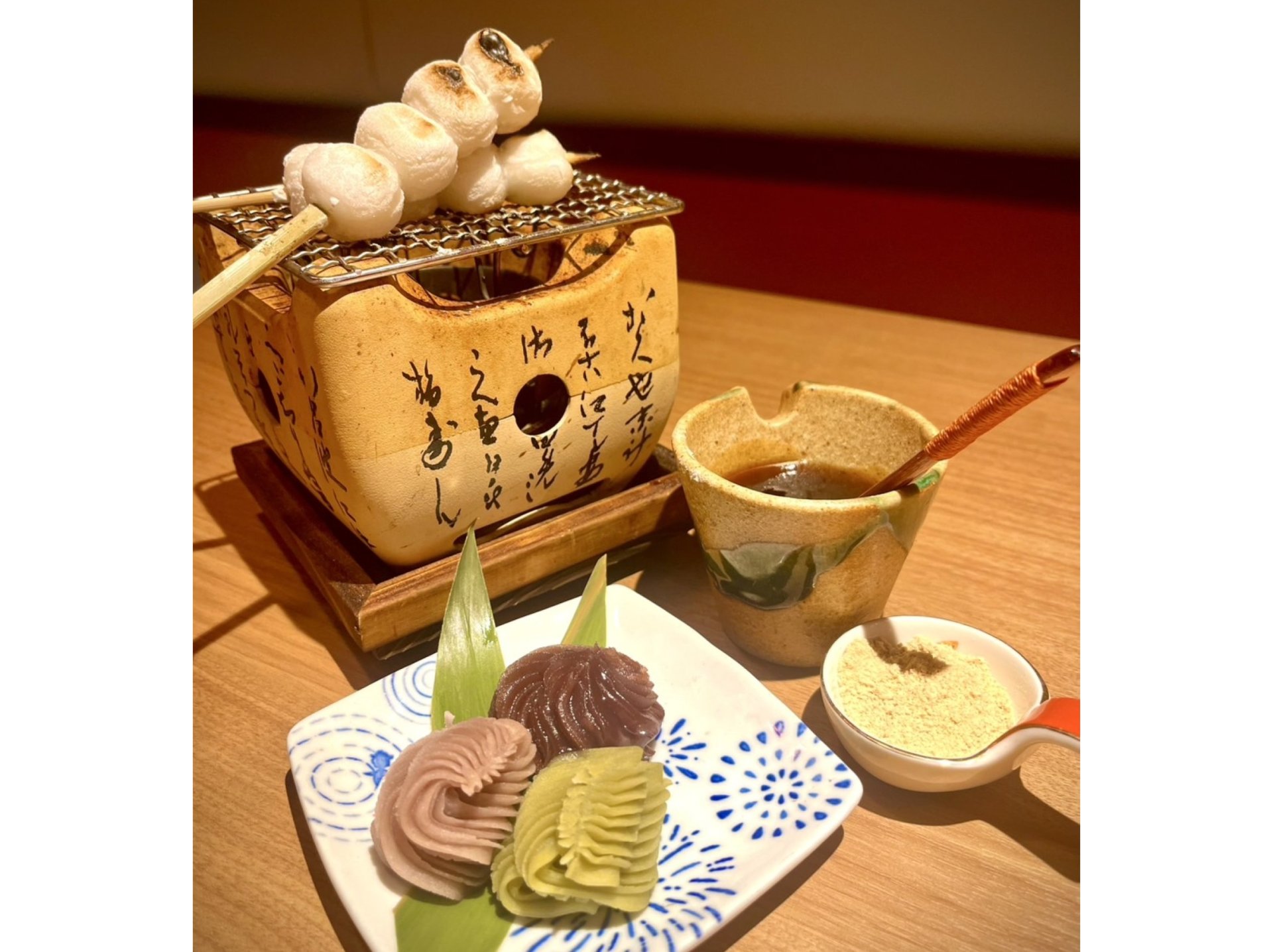 人気の炭焼き団子♥