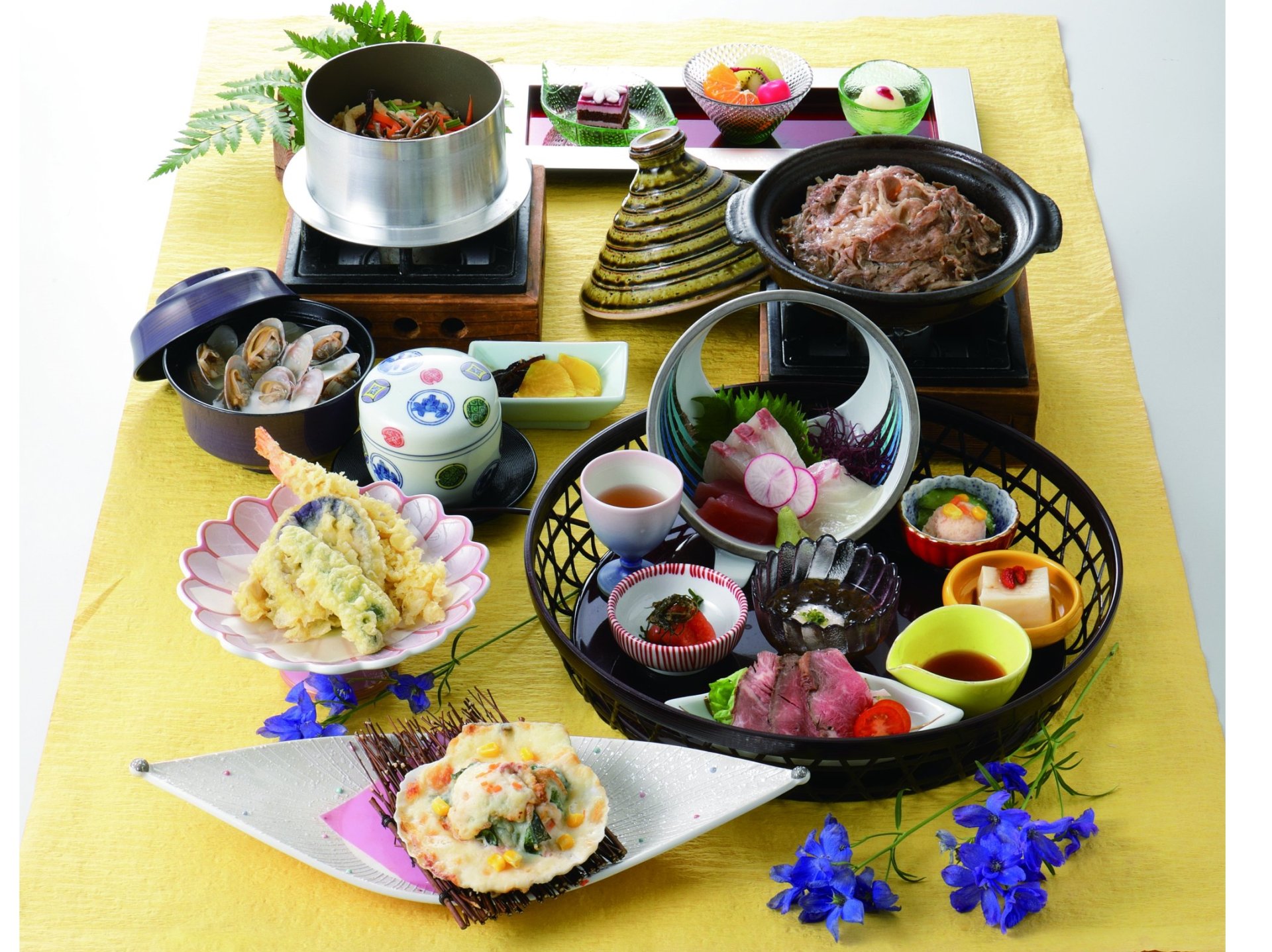【松コース】2H飲放付き宴会プラン7,000円、料理のみ4,800円