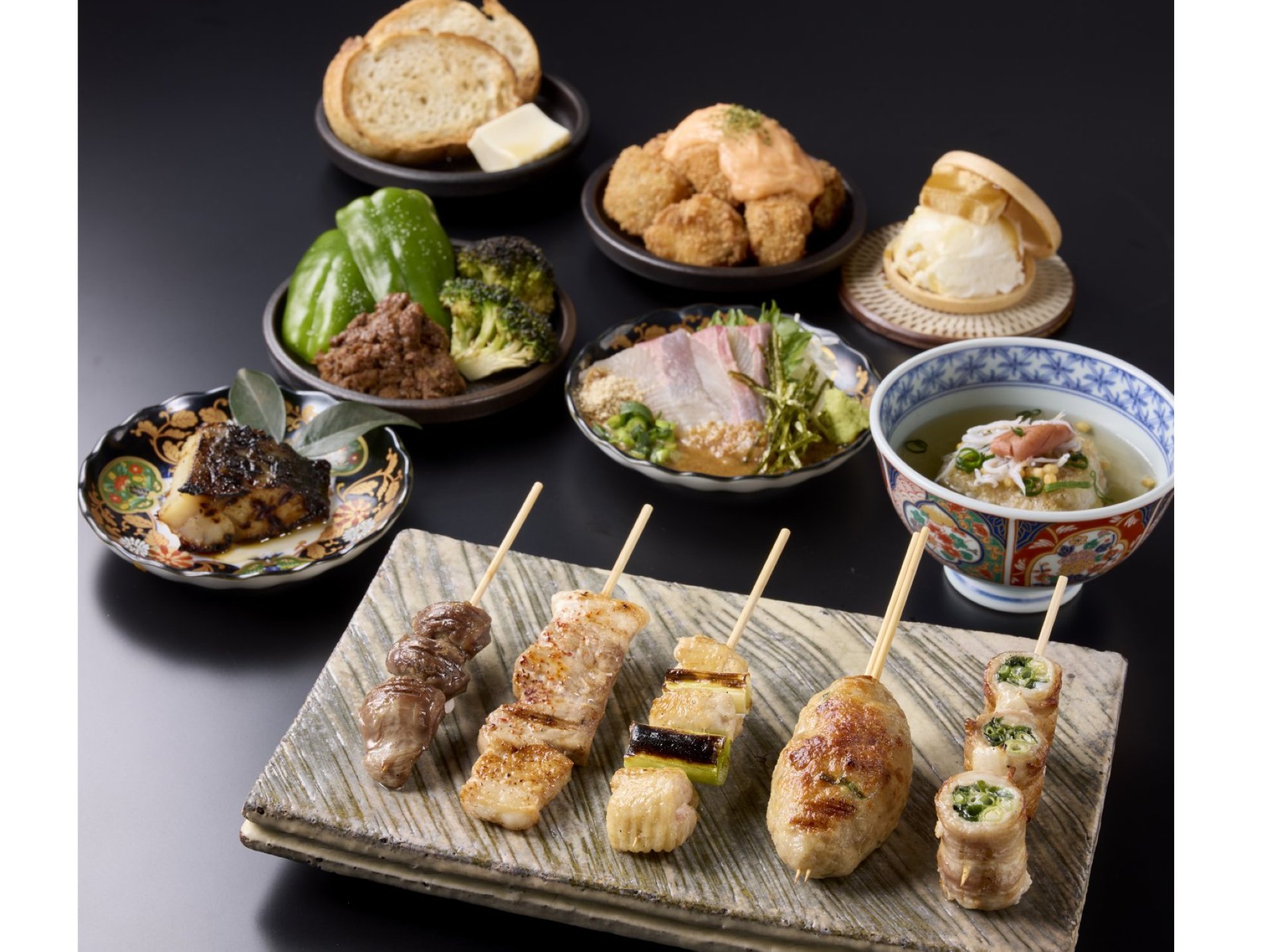 【RICKYコース】海鮮炉端焼を楽しめるスタンダードプラン《全7品/4,000円》