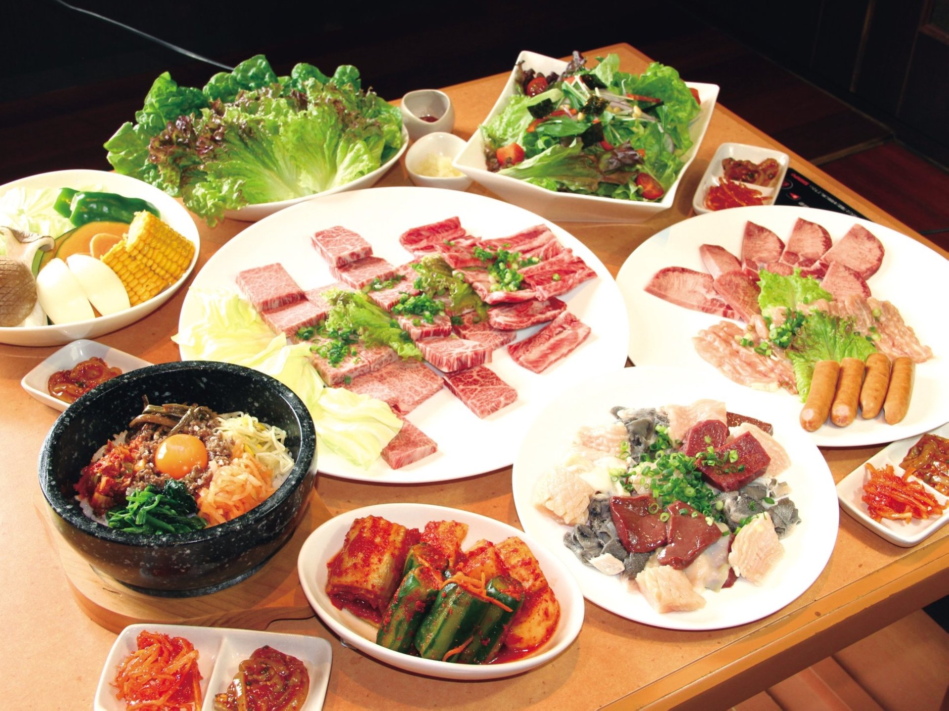 【焼肉コース】栄山コース5,500円→クーポンで5,000円　※写真イメージ
