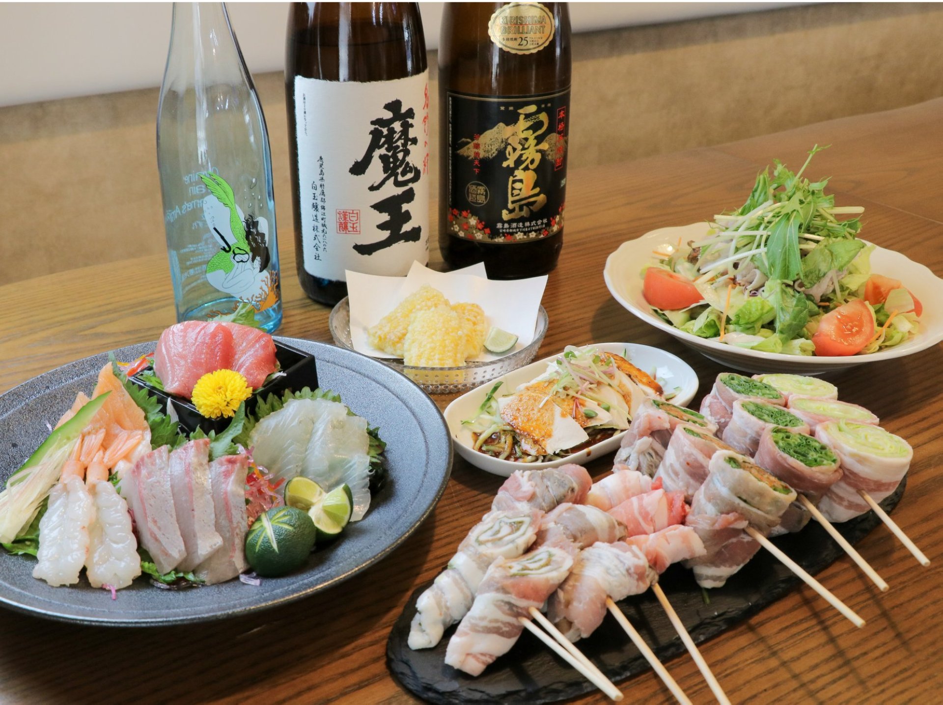 【12月】忘年会日本酒飲み放題付きコース7,000円(2時間飲み放題付き)