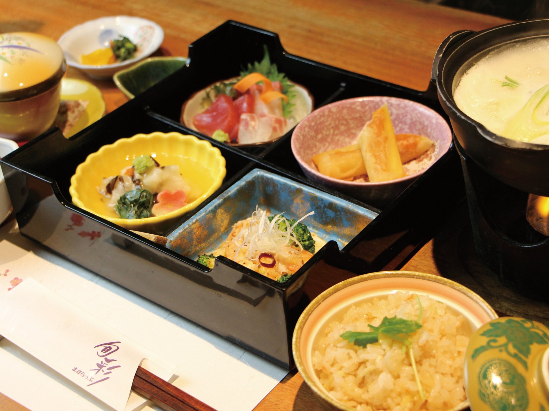 ランチ　松花堂コース　一例