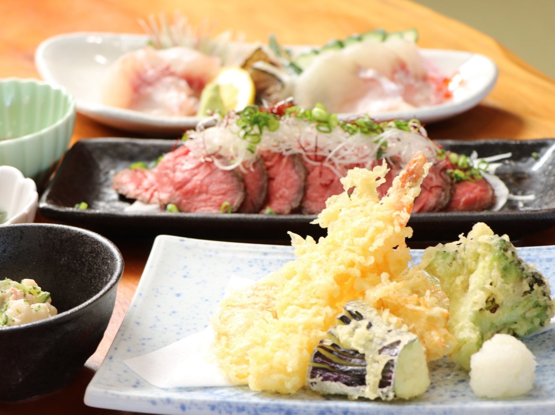 お酒と共に味わう和のコース