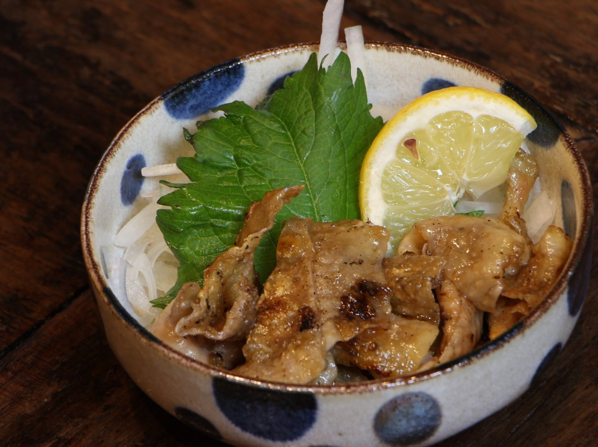 長州鶏の皮焼き