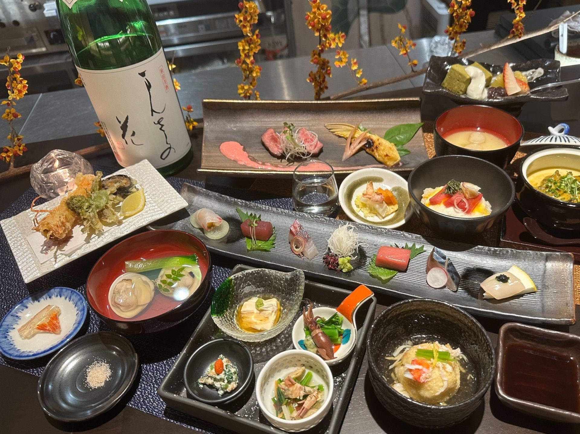 夜のコース料理