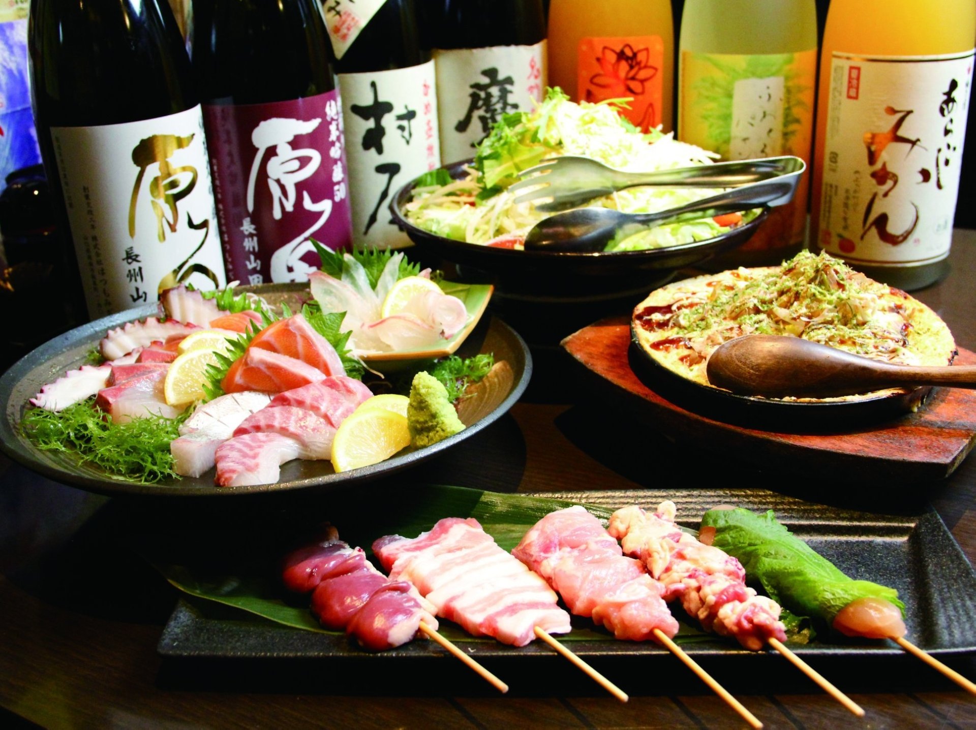 銘柄酒など、料理に合うお酒を幅広く取り揃え♪