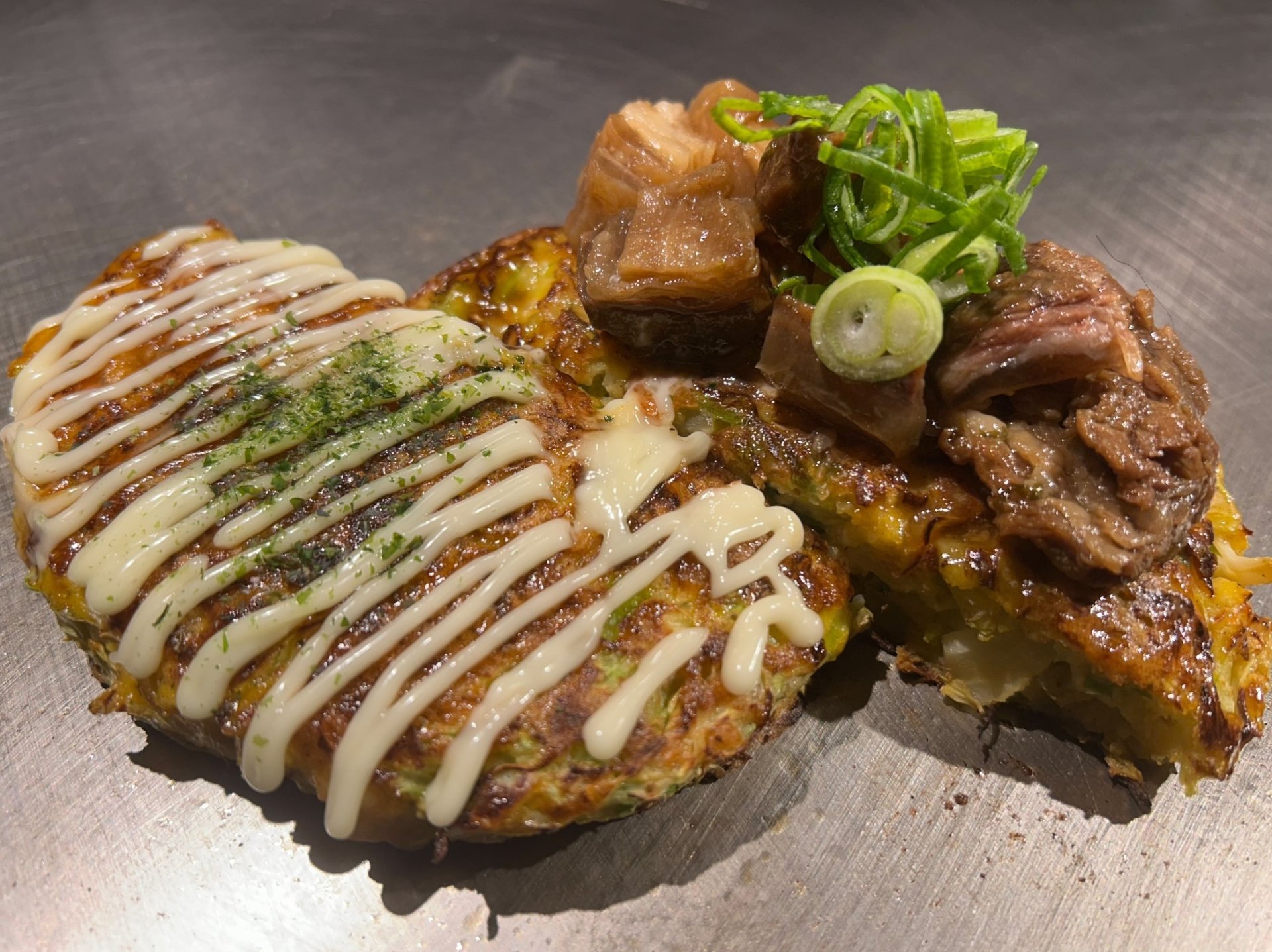 お好み焼きメニューもあり！