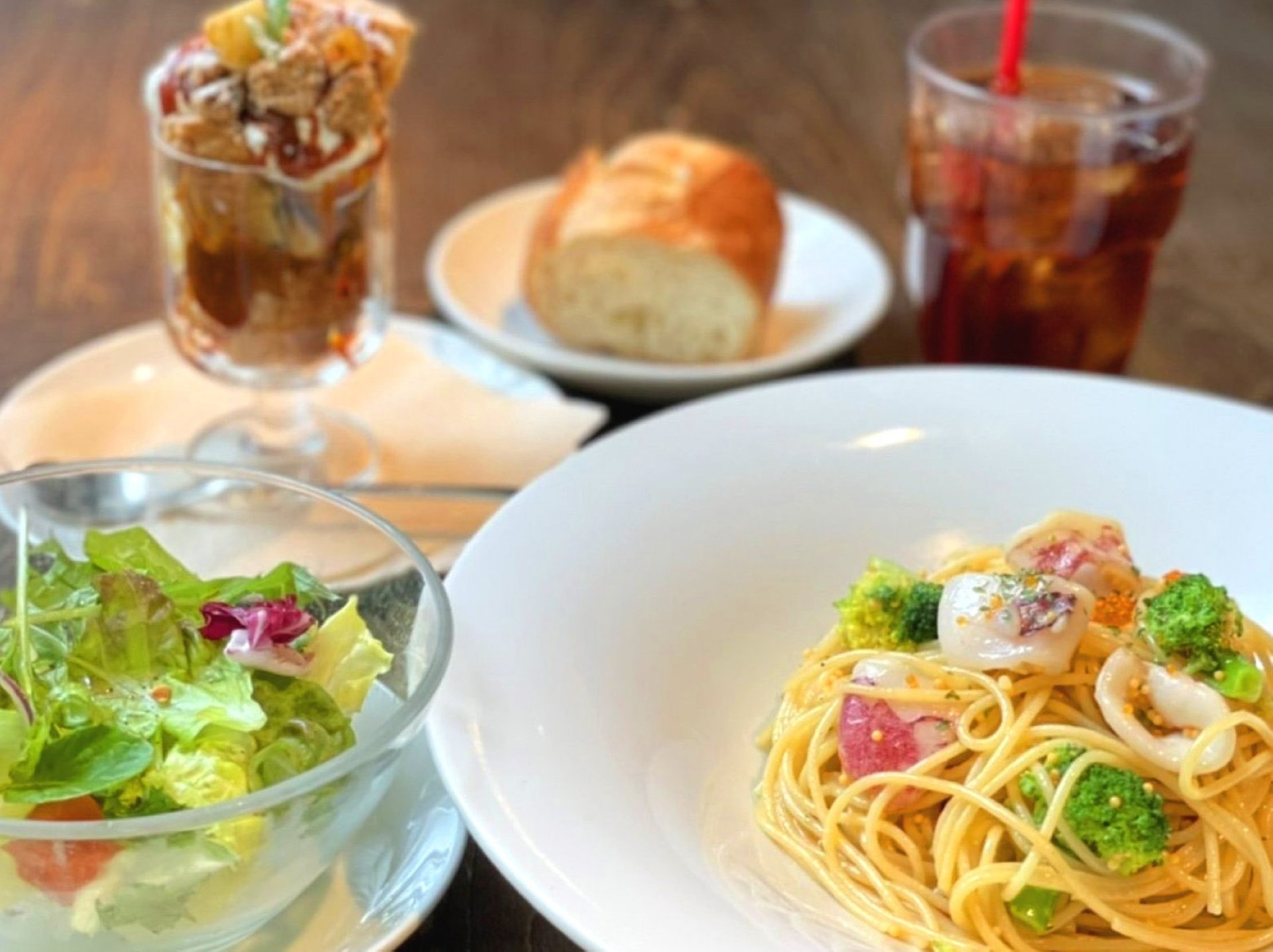 LunchSet…1,400円(デザート付きは1,800円)