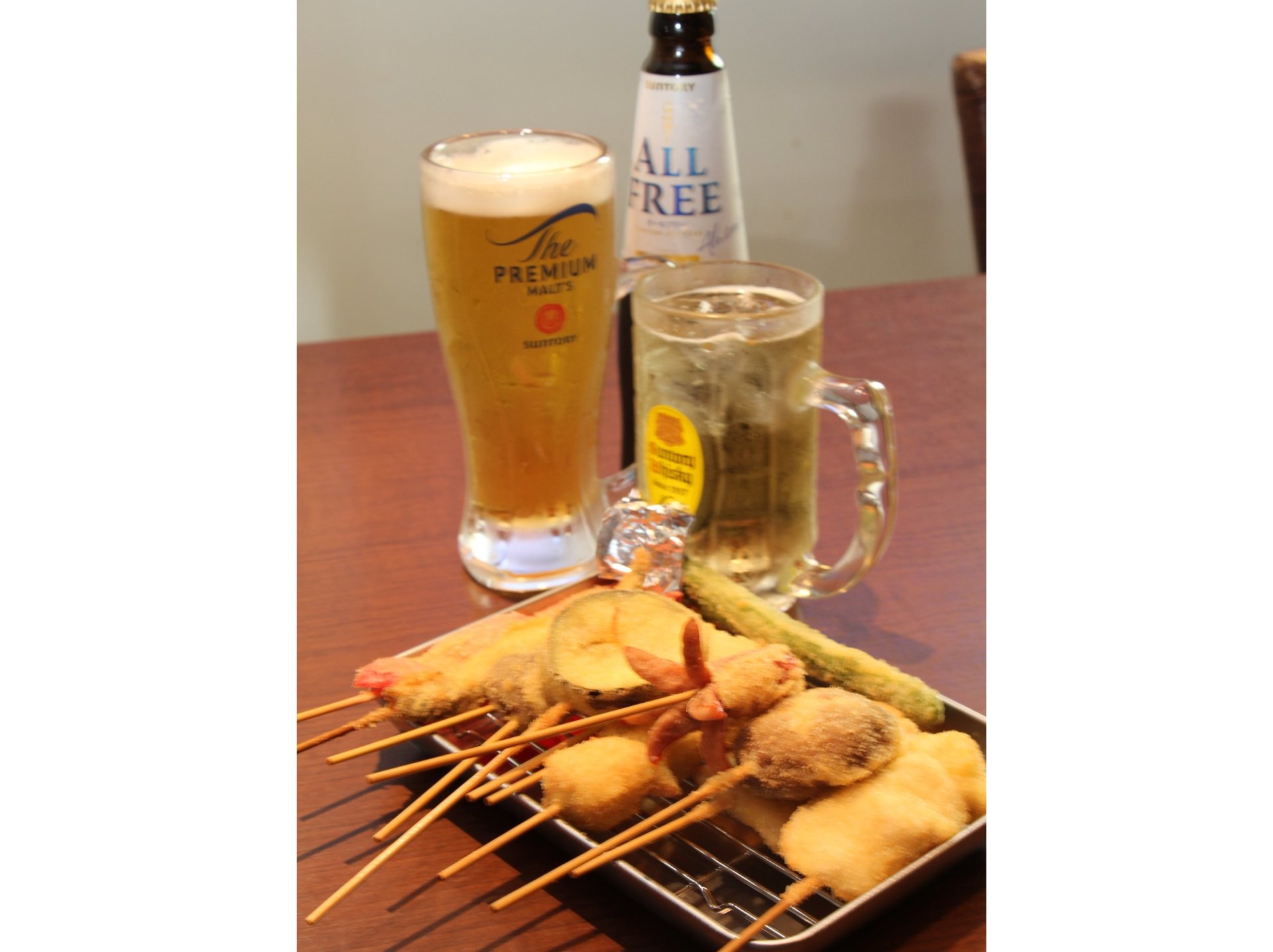 揚げたてサクサク！自慢の串カツ♪