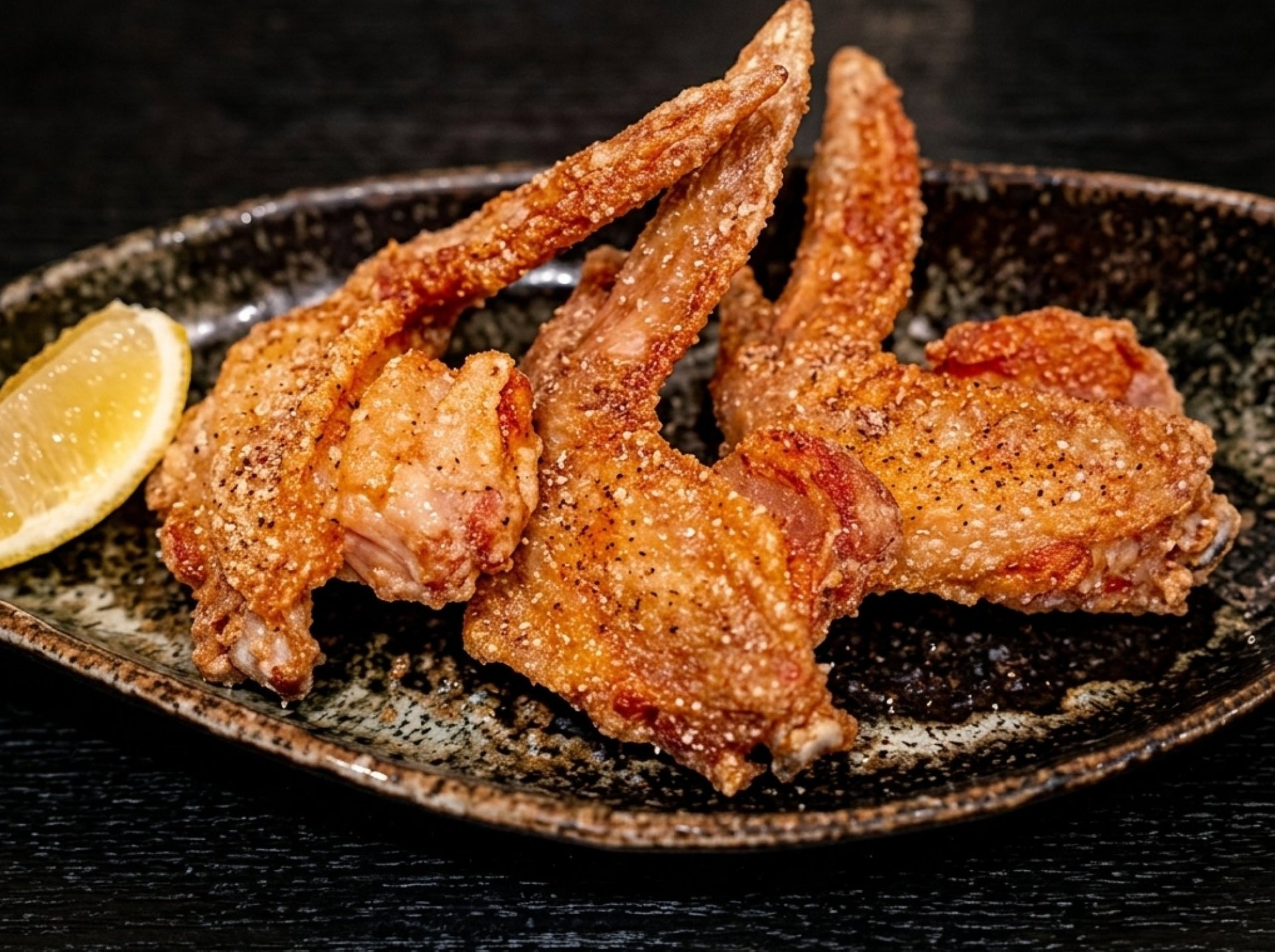 店主のこだわりが詰まった『手羽先唐揚げ』