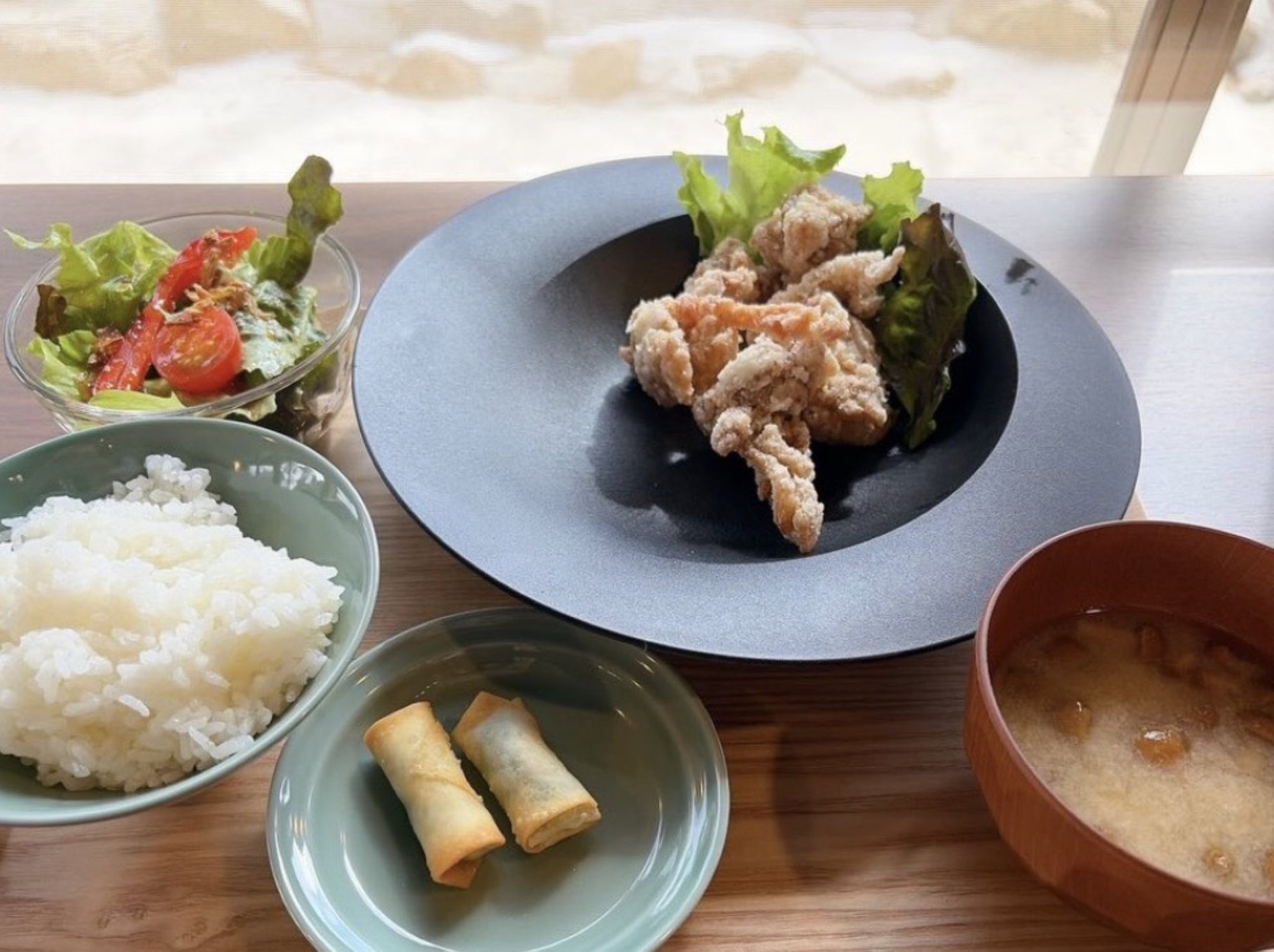 高森鶏の唐揚げ定食￥1,000