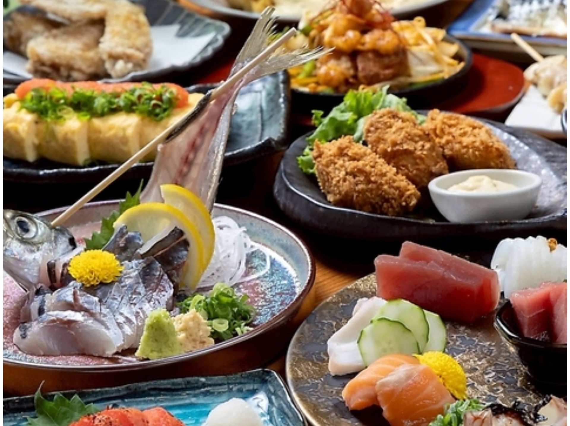 岩国駅徒歩5分！産直鮮魚と地酒を全席個室で楽しむ居酒屋宴会♪