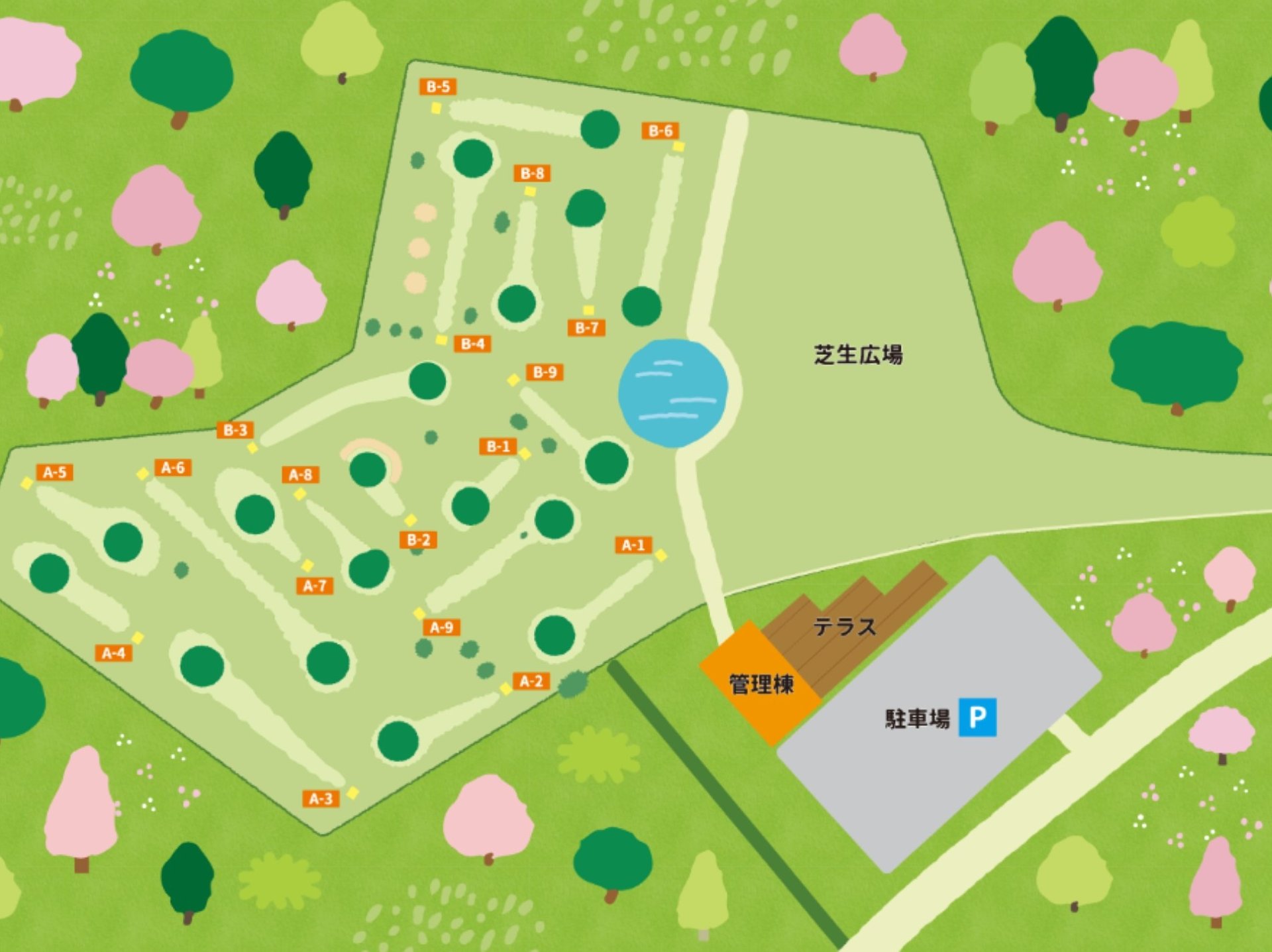 敷地内マップ