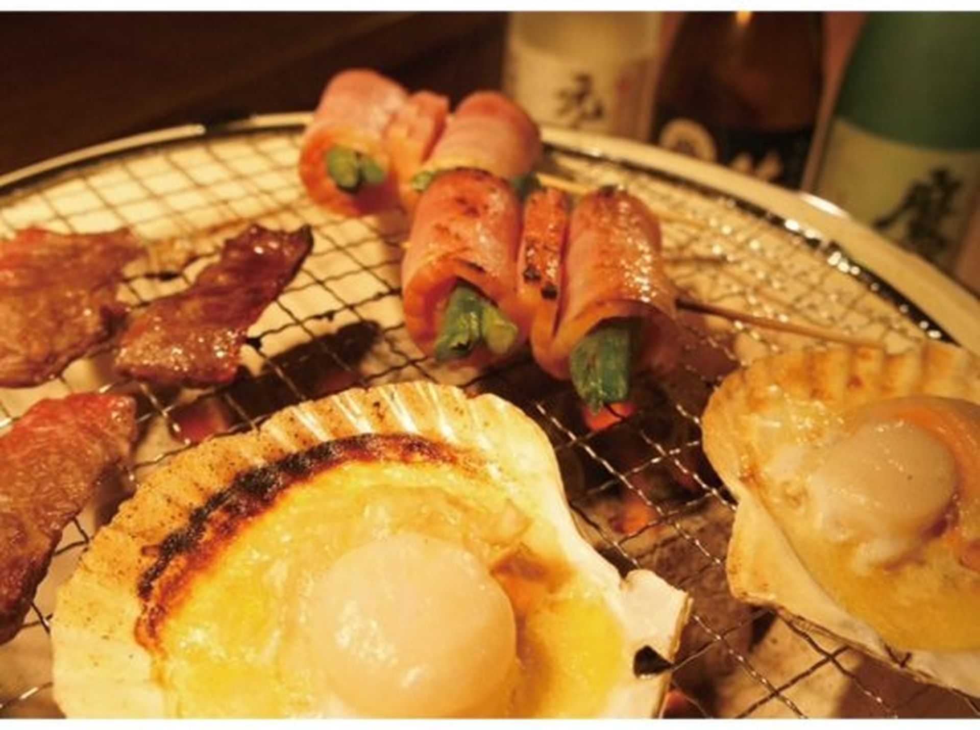 「炭火焼きコース」のイメージです。