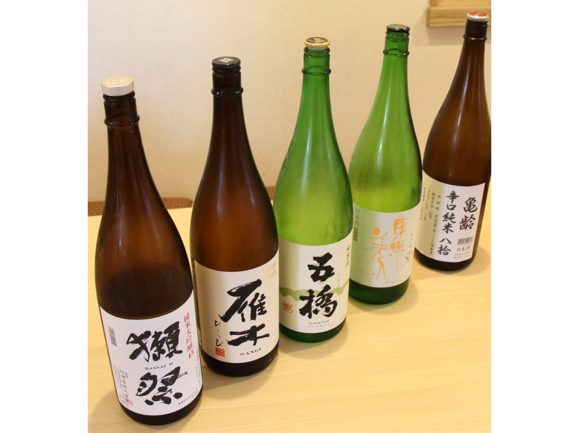 地酒も取り揃え◎