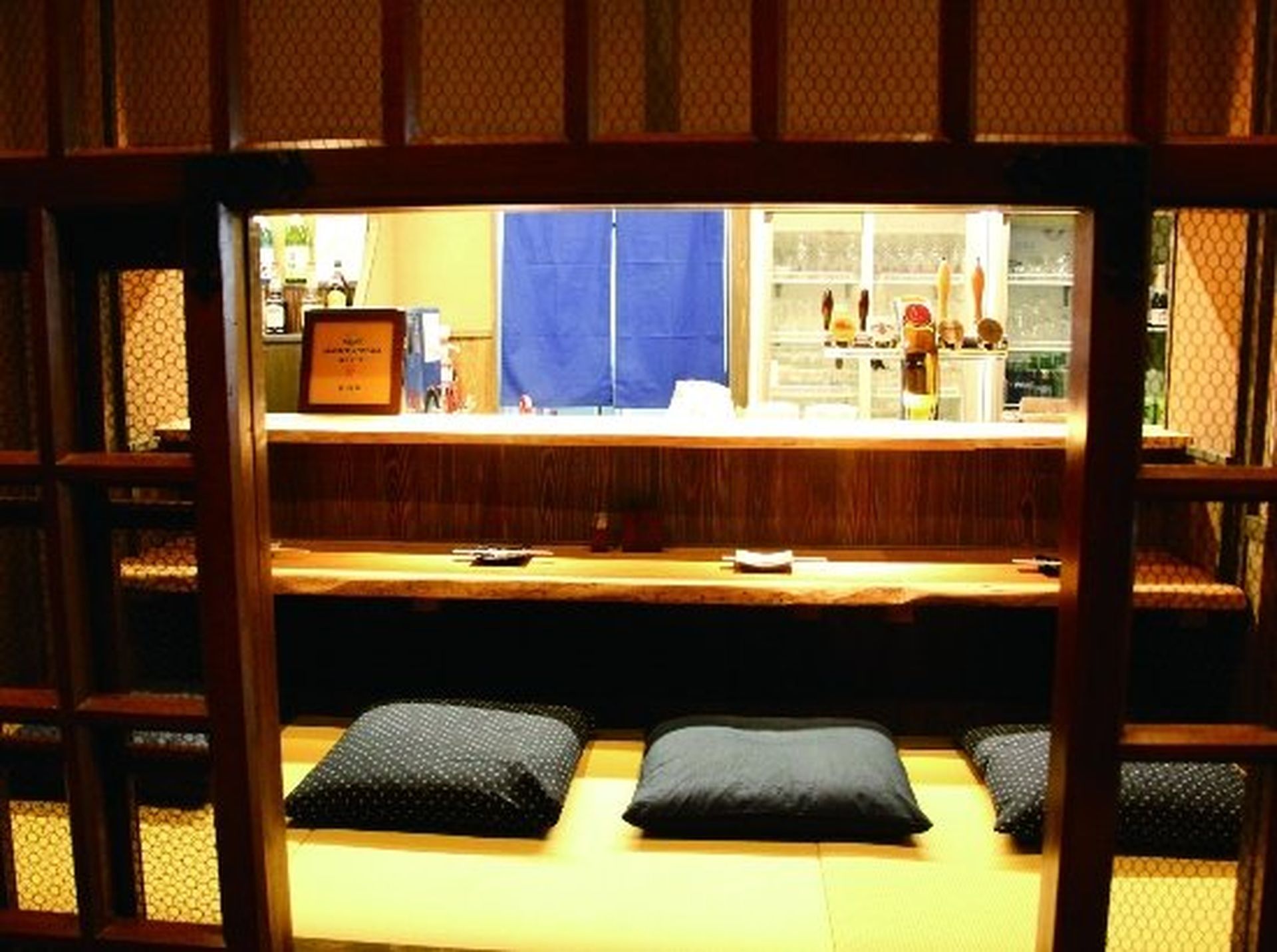カップルのご利用にも◎雰囲気バツグンのカウンター