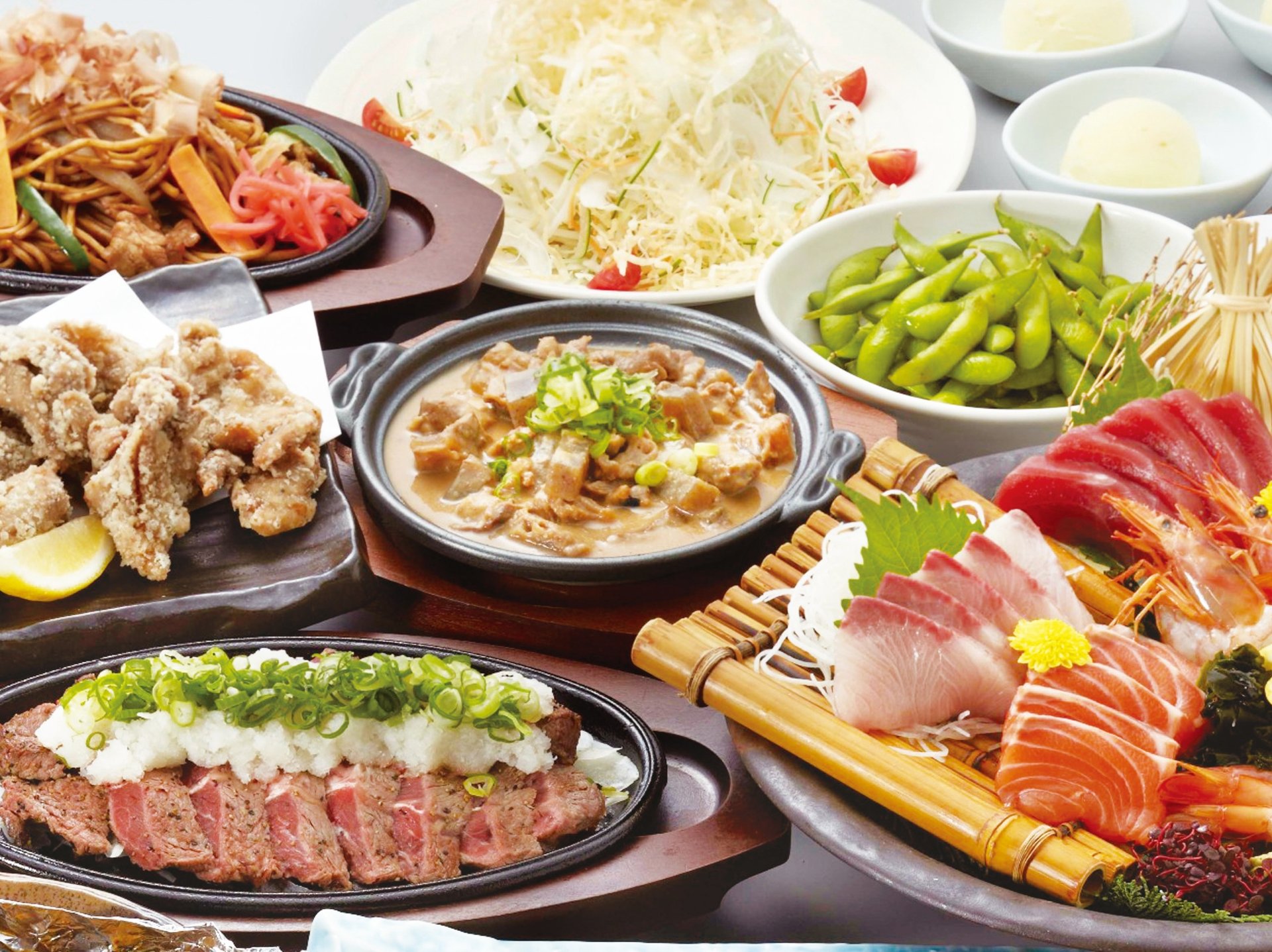 豊富な料理が人気