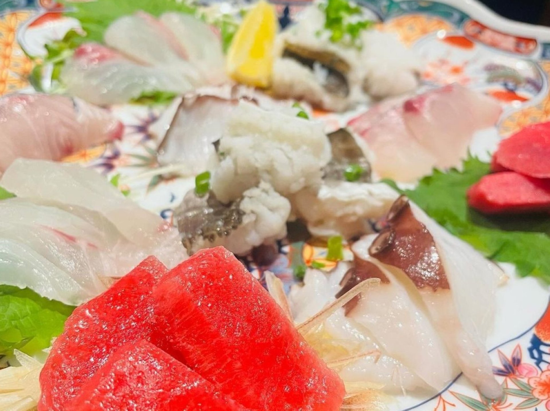 《鮮魚のお刺し身》