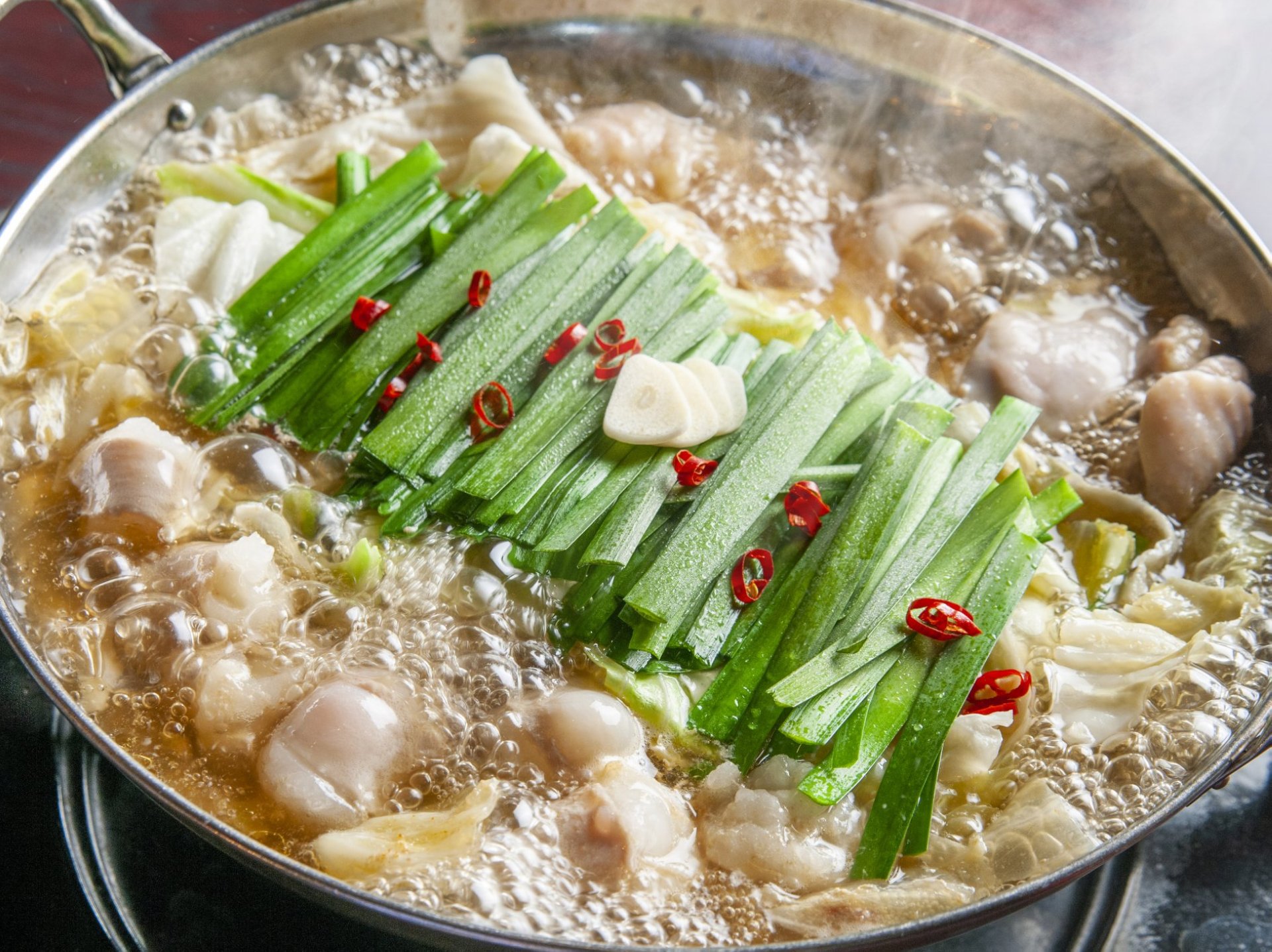 豆乳白湯もつ鍋コース4,000円