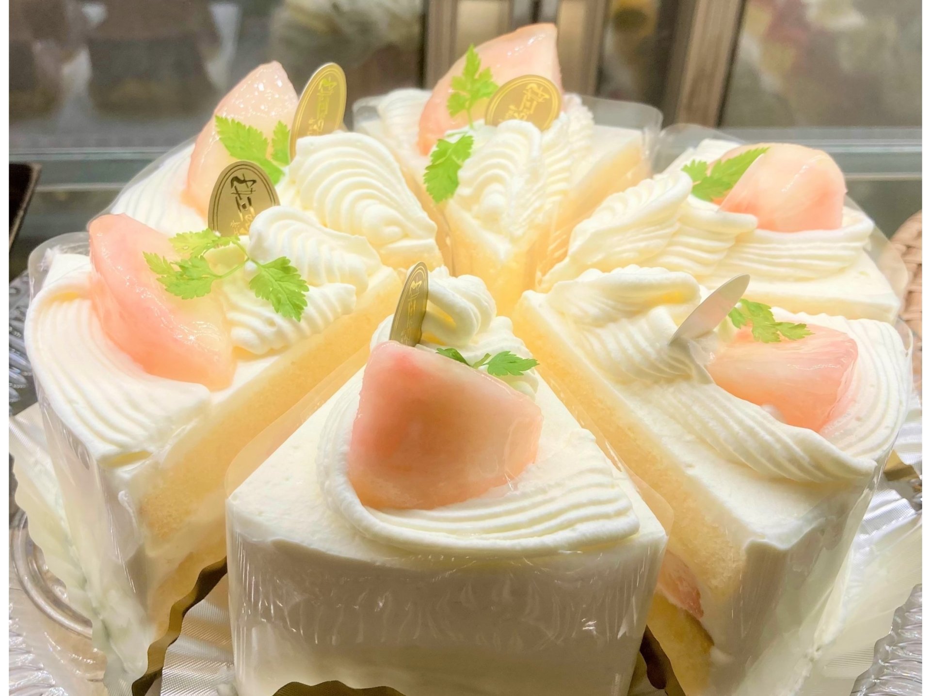 【季節限定】桃のショートケーキ