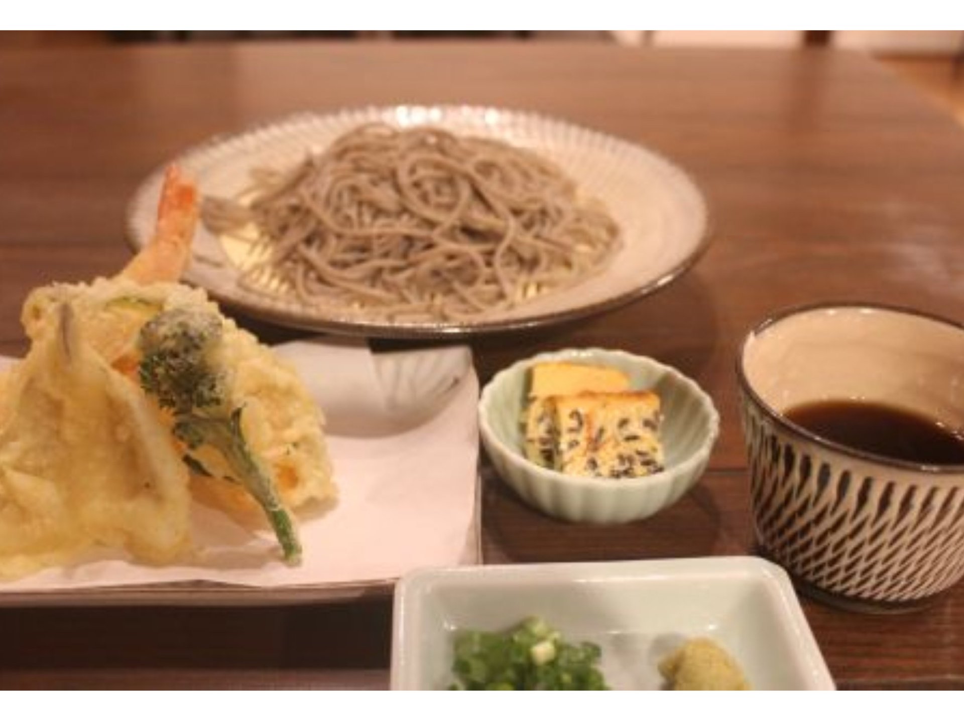 上天ざる蕎麦ランチ1,700円
