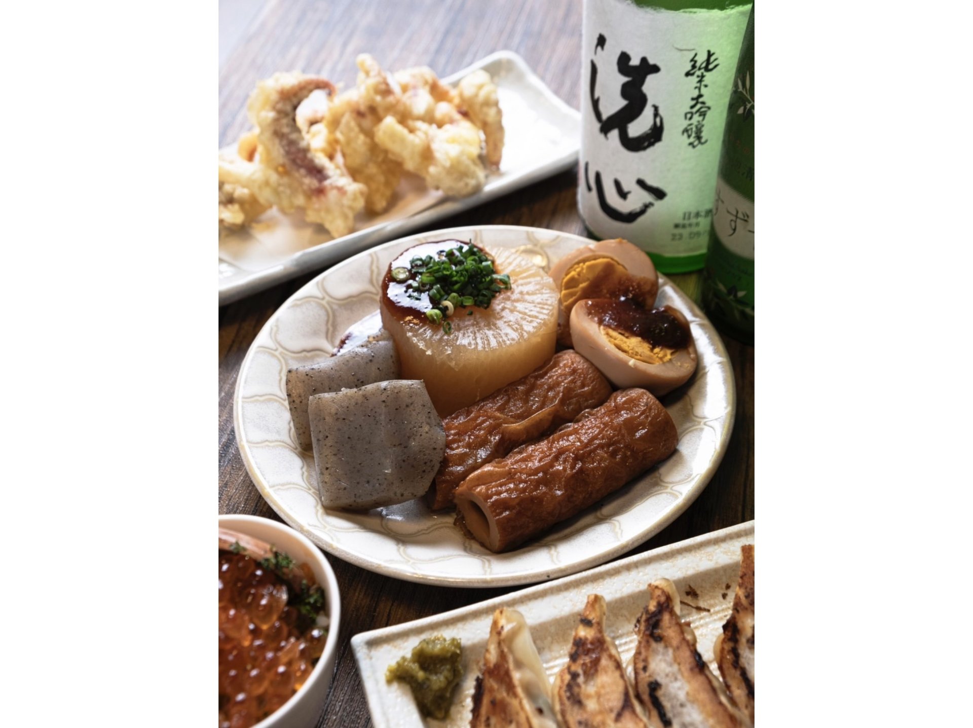 出汁染みる自慢のおでんと銘酒で至福の一杯