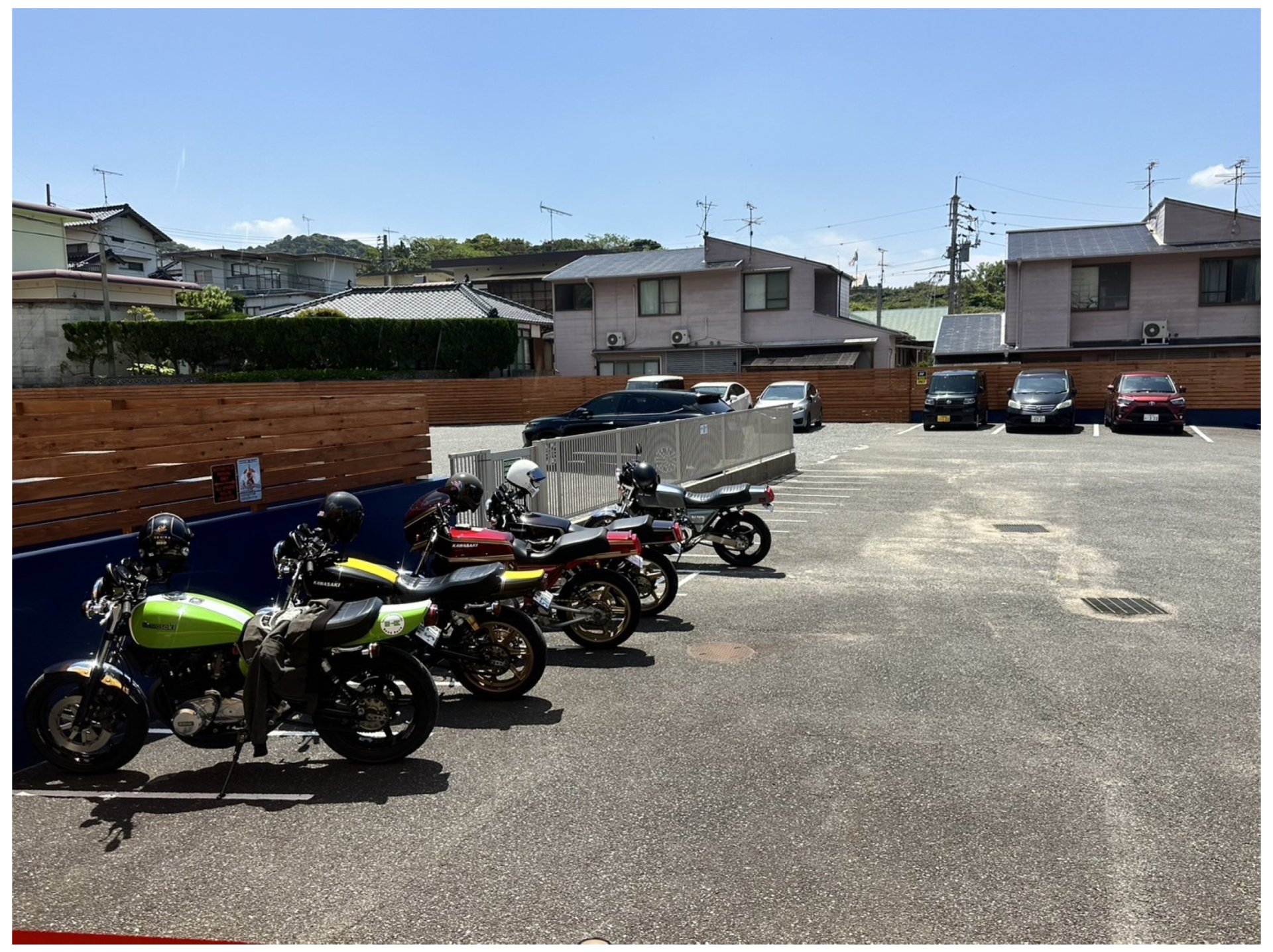 バイカーの方たちも多数ご来店
