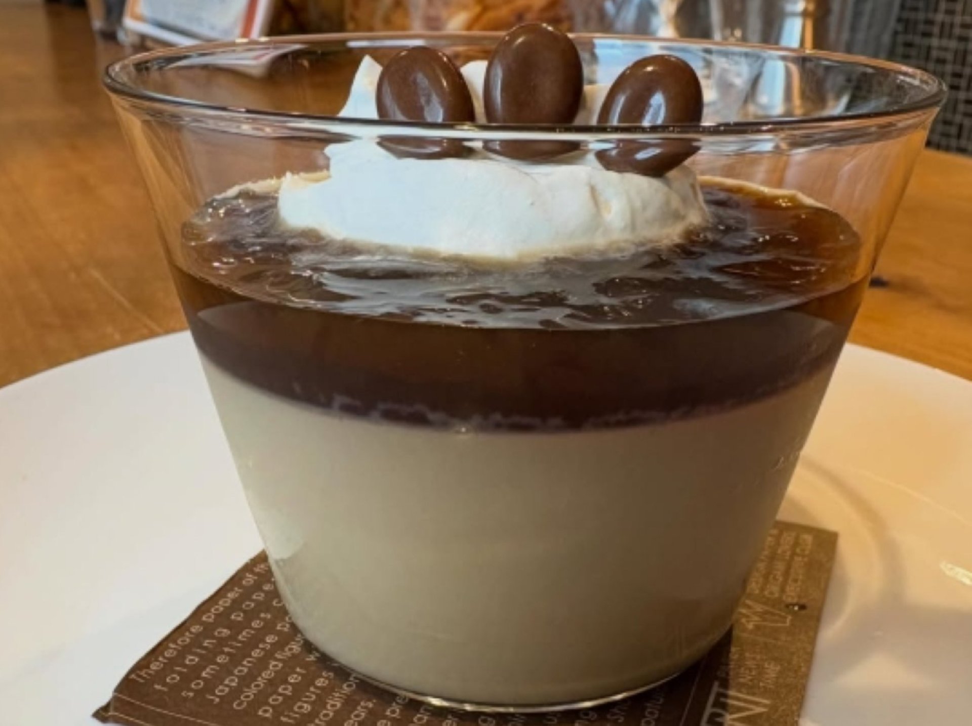 二層のカフェプリン