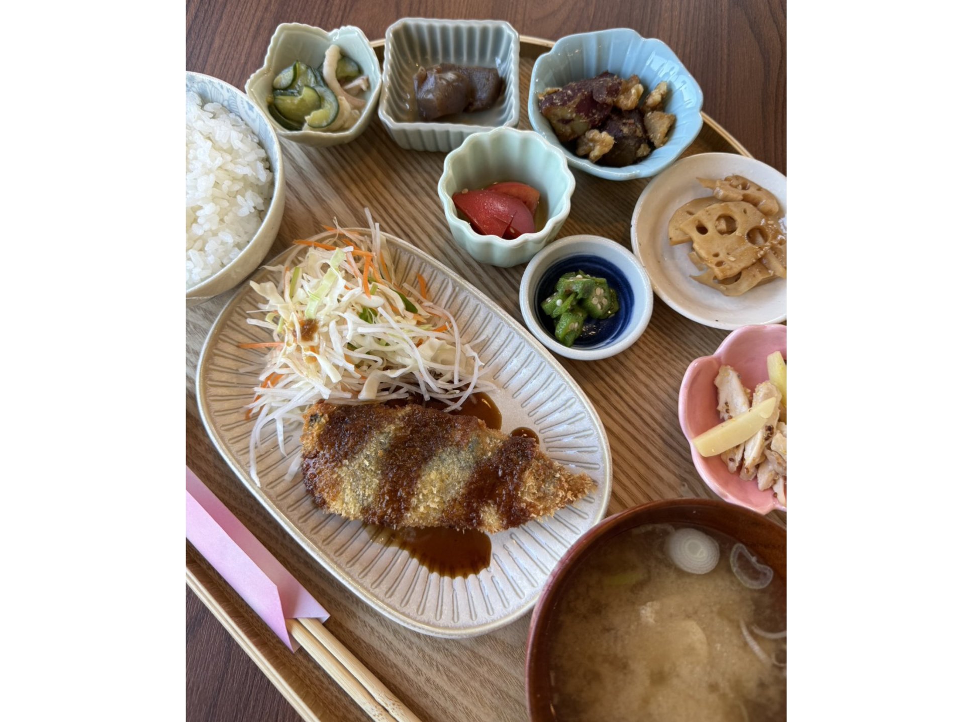 ある日の豆皿ランチ