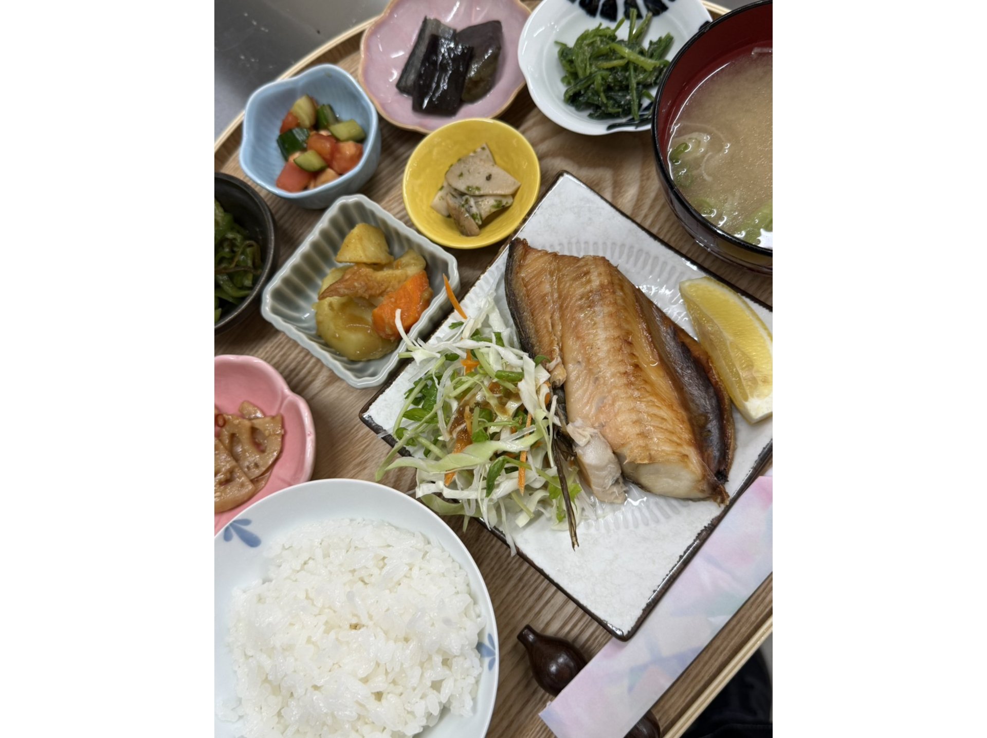 ある日の豆皿ランチ