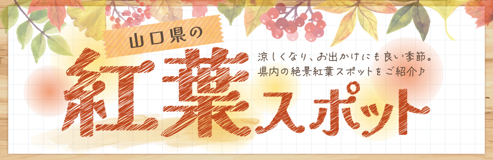 山口県の紅葉スポット2025バナー画像